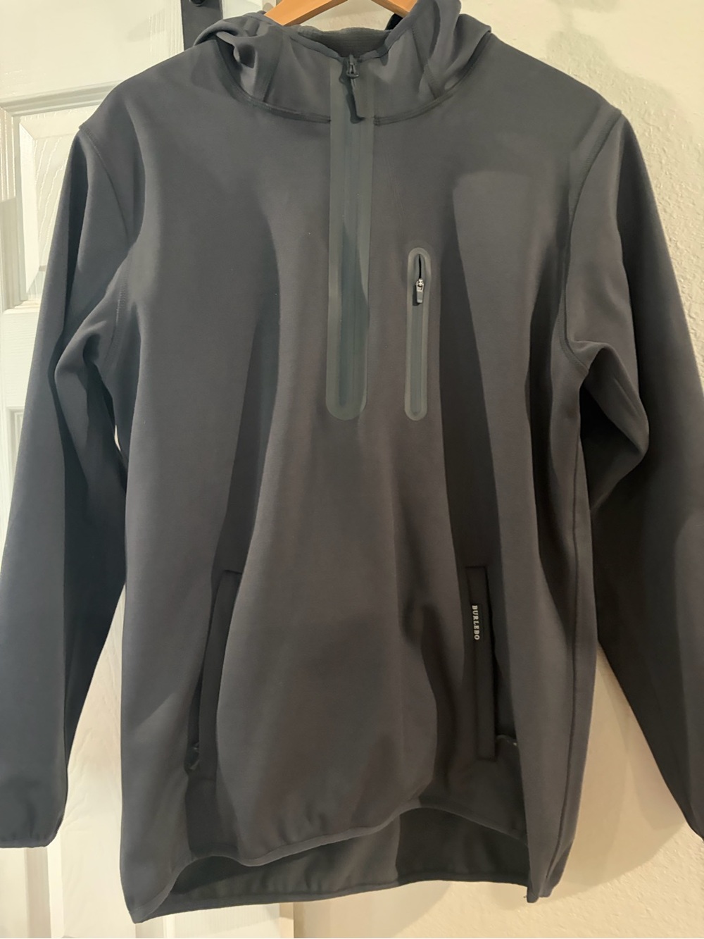 BURLEBO Gray Logo Pullover